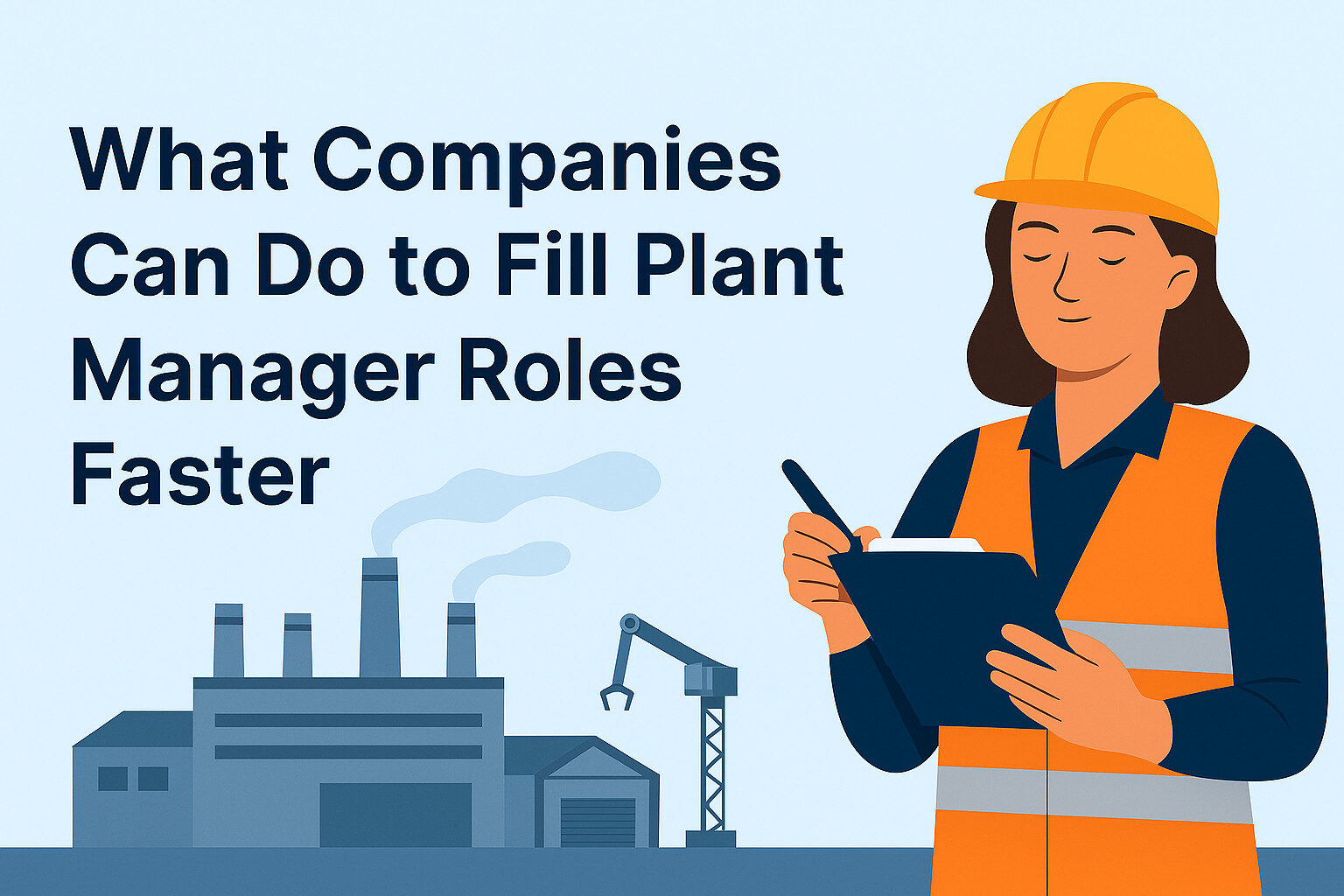 What Companies Can Do to Fill Plant Manager Roles Faster