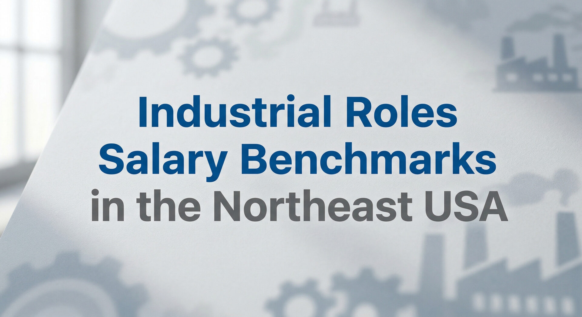 Industrial Roles Salary Benchmarks in the Northeast USA